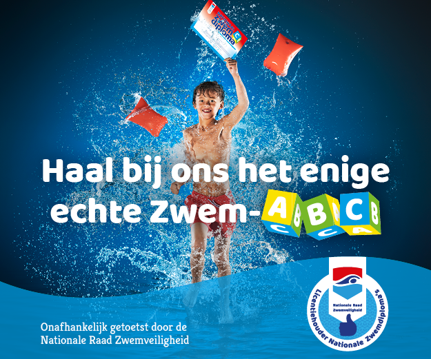 Haal bij ons je ABC zwemdiploma